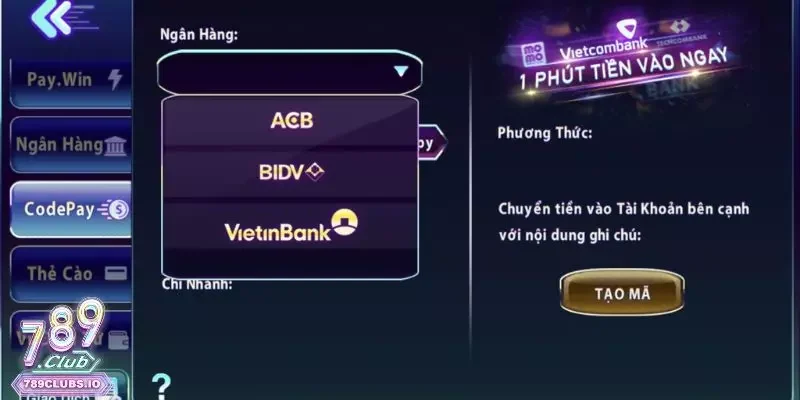 Code Pay – Mã QR thanh toán đa dạng cho người chơi