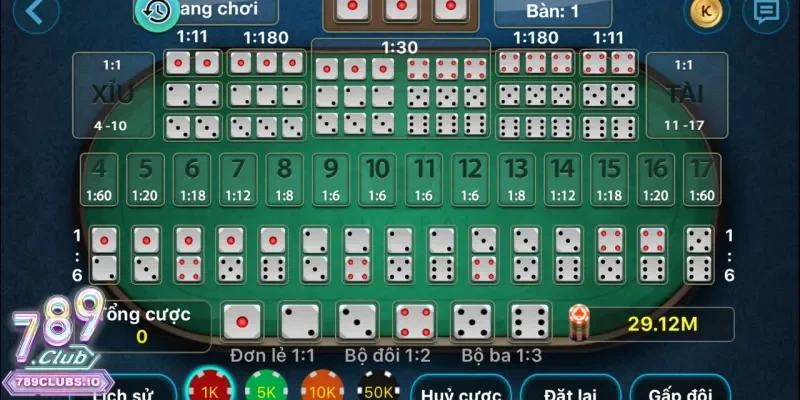 Các mẹo chơi tài xỉu thắng lớn