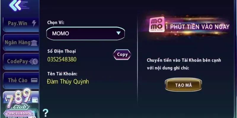 Thời điểm nào là hợp lý nhất để thành viên nạp tiền 789Club?