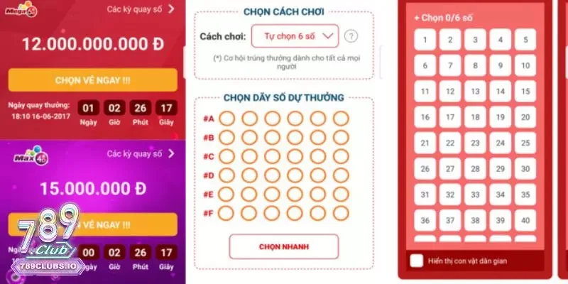 Xổ số 789Club siêu tốc 